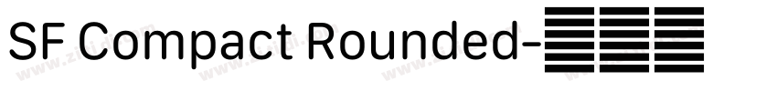 SF Compact Rounded字体转换